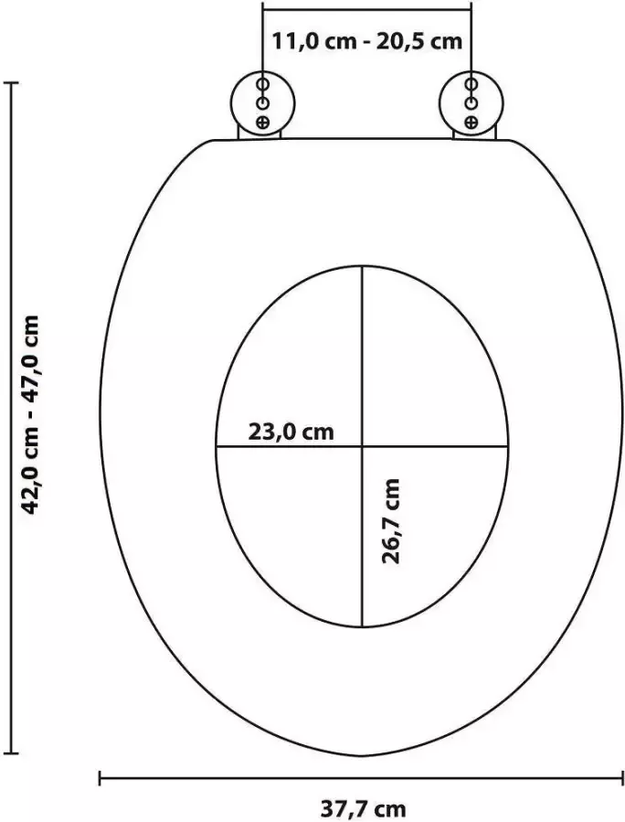 Sanilo Toiletzitting Luiaard met softclosemechanisme bxl: 37 7x 42 0 47 0 cm - Foto 3
