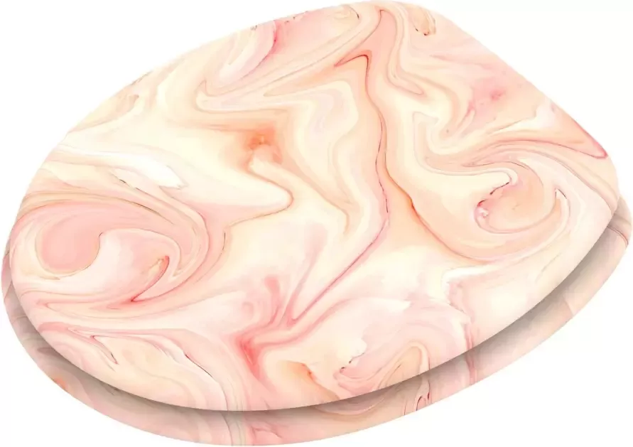Sanilo Toiletzitting Marmor Rosa met softclosemechanisme bxl: 37 7x 42 0 47 0 cm - Foto 6