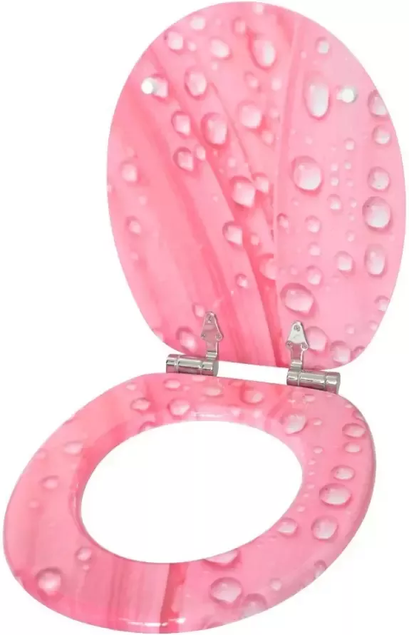 Sanilo Toiletzitting Pink Flower met soft-closemechanisme - Foto 6