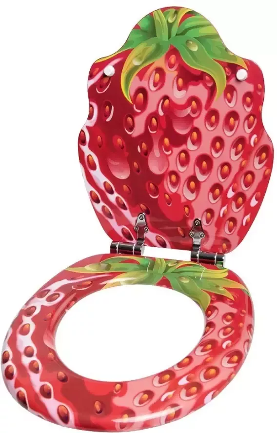 Sanilo Toiletzitting Strawberry met soft-closemechanisme - Foto 5