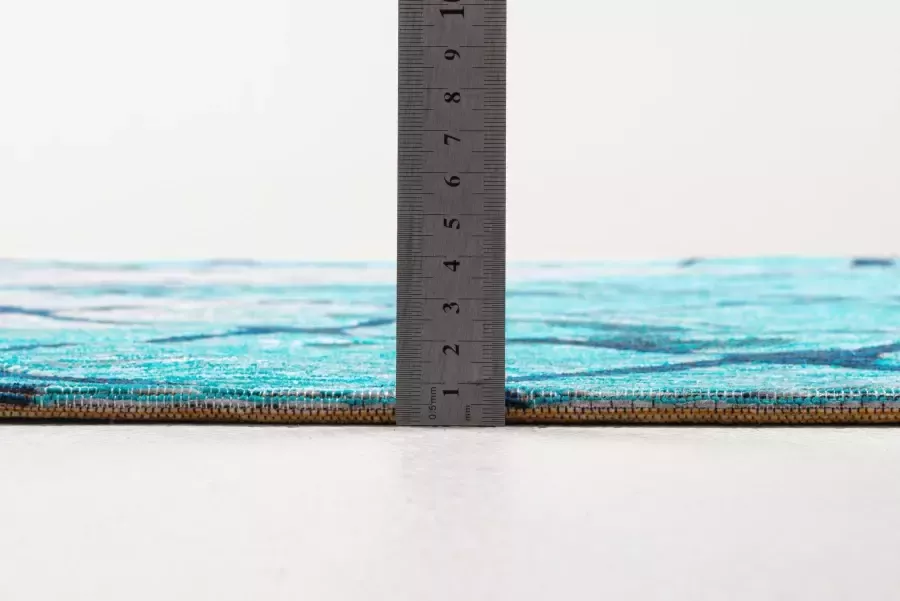 Sansibar Vloerkleed Keitum 005 Vlakweefsel modern ontwerp motief Vissersnet & gekruiste Zwaarden - Foto 4