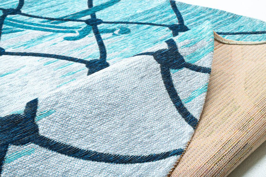 Sansibar Vloerkleed Keitum 005 Vlakweefsel modern ontwerp motief Vissersnet & gekruiste Zwaarden - Foto 2