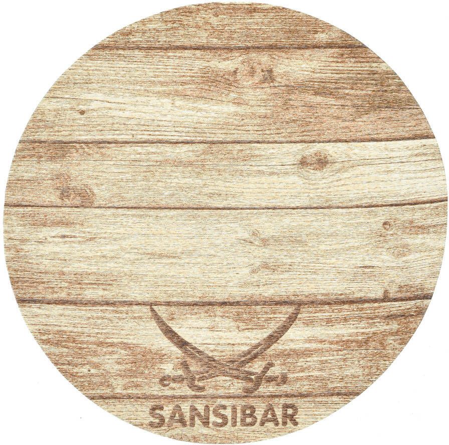 Sansibar Vloerkleed Keitum 009 Vlakweefsel motief Houten Planken & gekruiste Zwaarden - Foto 6