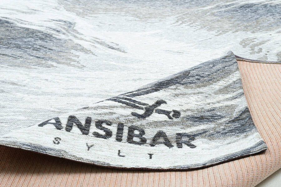 Sansibar Vloerkleed Keitum 032 Vlakweefsel modern ontwerp motief Branding & Golven - Foto 3