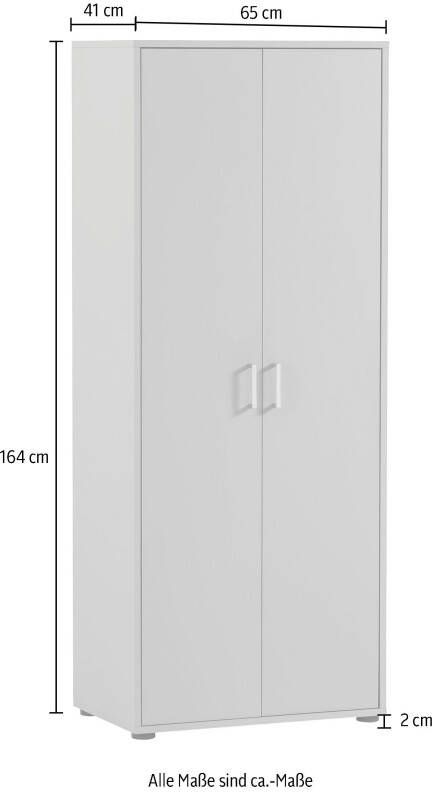 Schildmeyer Archiefkast Baku Opbergkast 65 x 163 cm deuren met soft-close functie - Foto 4