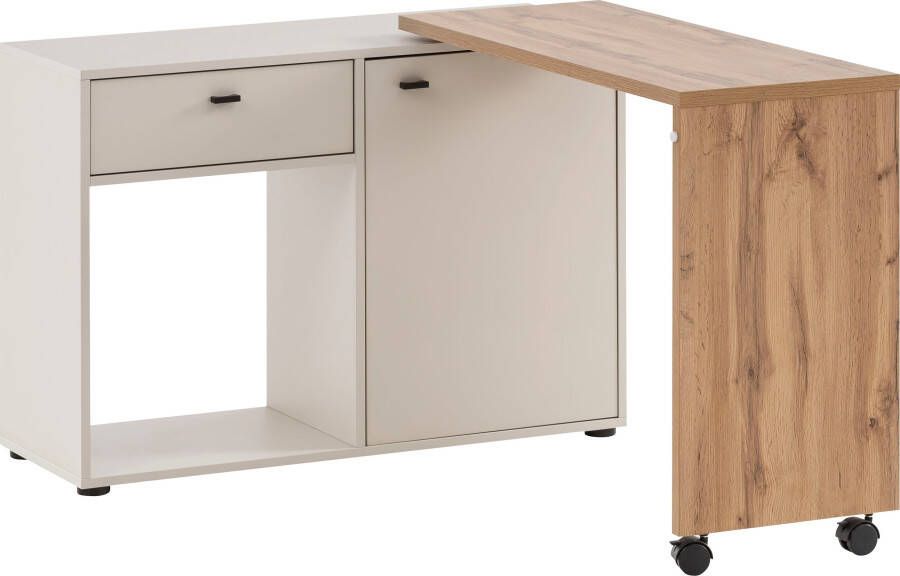 Schildmeyer Bureau Tiny Working praktisch in het thuiskantoor dressoir met flexibele werkblad - Foto 4