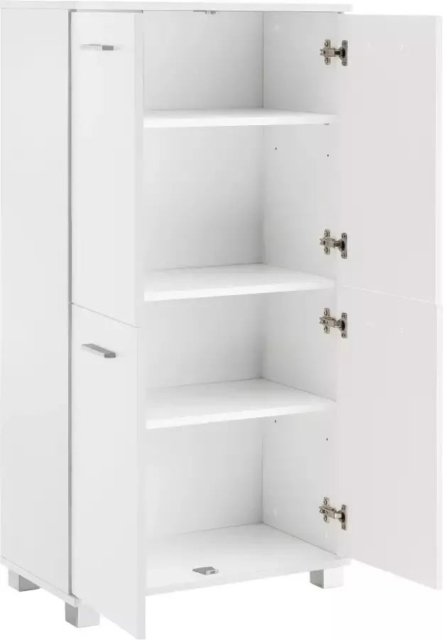 Schildmeyer Halfhoge kast LUMO Breedte 60 cm met 4 deuren & metalen handgrepen draairichting deur naar keuze links of rechts - Foto 5