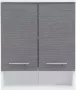 Schildmeyer Hangend kastje PALERMO Breedte 60 cm verstelbare plank metalen grepen - Thumbnail 2