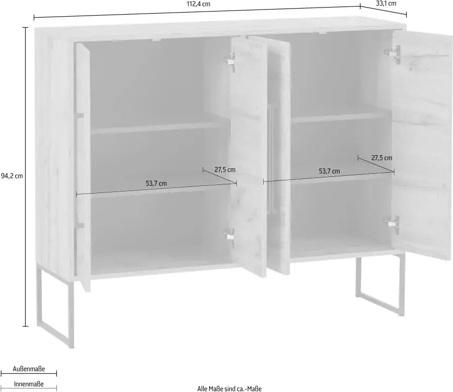 Schildmeyer Kast Limmo Breedte 112 4 cm - Foto 2