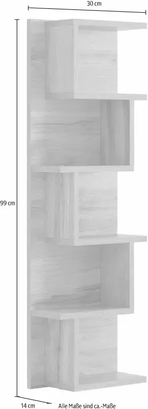 Schildmeyer Wandplank Rhodos Breedte 30 cm 5 planken - Foto 3