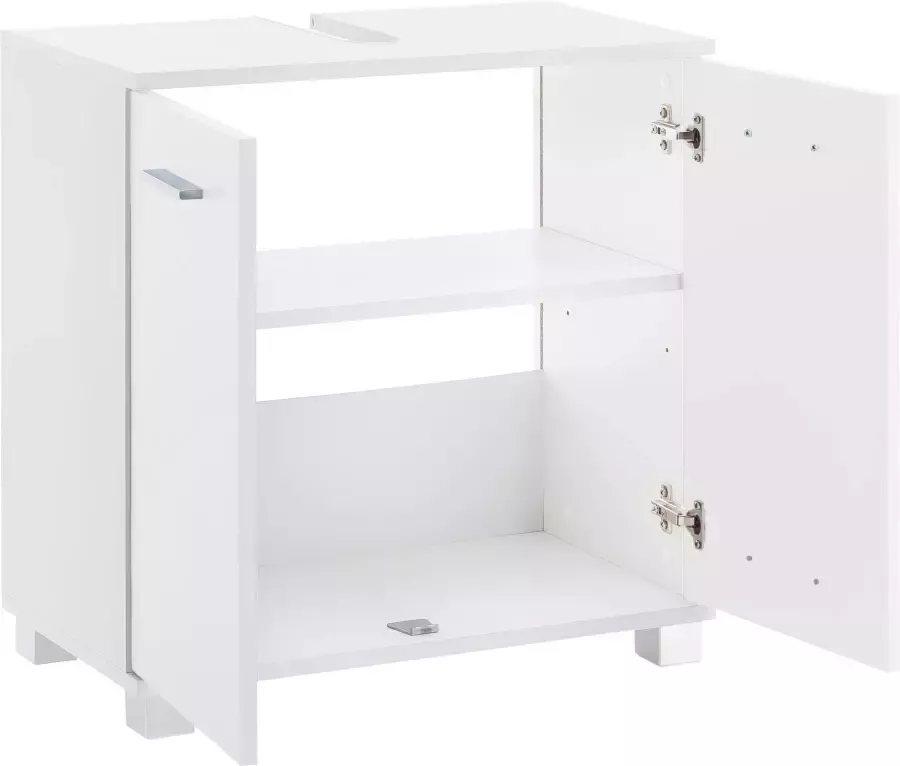 Schildmeyer Halfhoge kast LUMO Breedte 60 cm met 4 deuren & metalen handgrepen draairichting deur naar keuze links of rechts - Foto 4