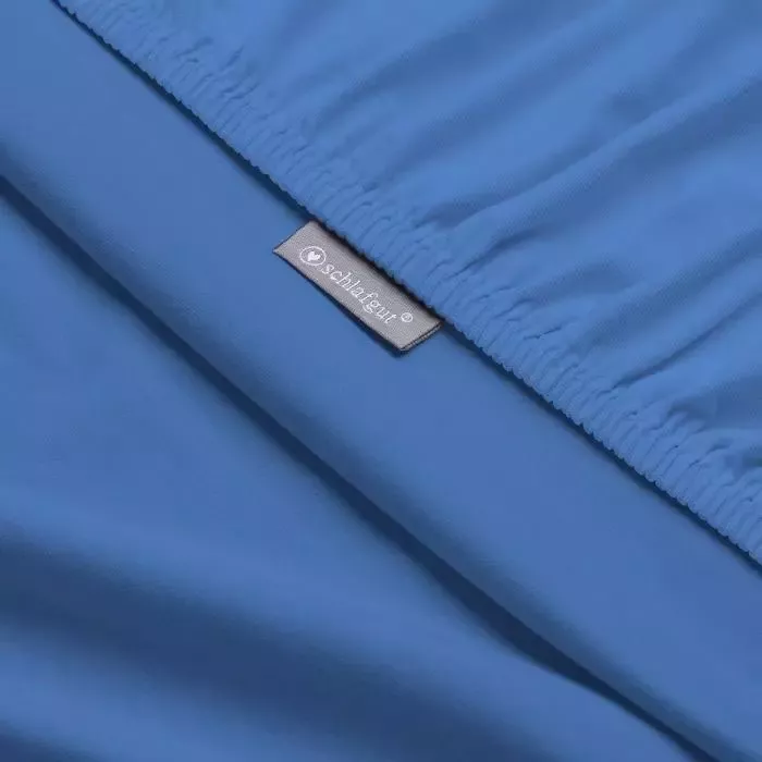 Schlafgut Hoeslaken Mako-jersey gemakkelijk in onderhoud en absorberend (1 stuk)