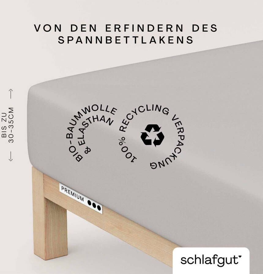 Schlafgut Hoeslaken Premium duurzame zero waste-verpakking (1 stuk) - Foto 8