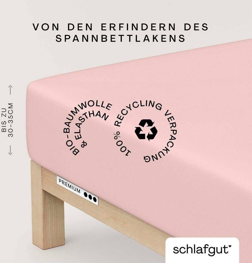 Schlafgut Hoeslaken Premium duurzame zero waste-verpakking (1 stuk) - Foto 7