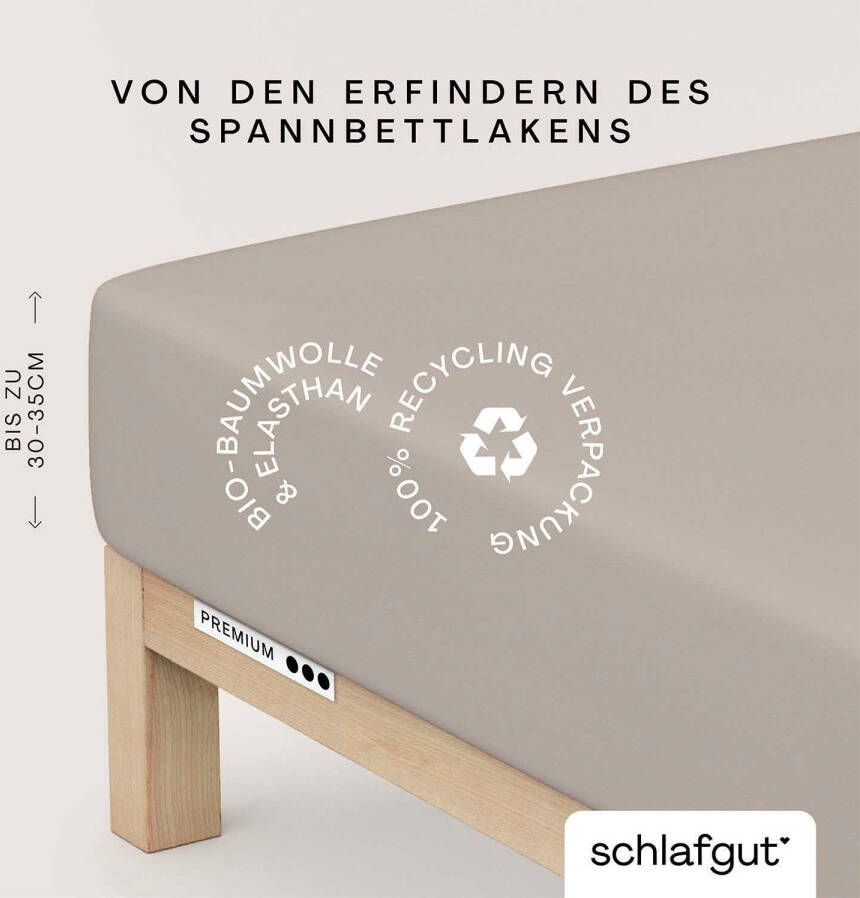 Schlafgut Hoeslaken Premium duurzame zero waste-verpakking (1 stuk) - Foto 7