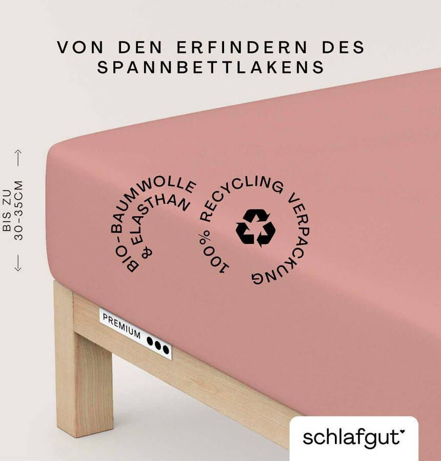 Schlafgut Hoeslaken Premium duurzame zero waste-verpakking (1 stuk) - Foto 8