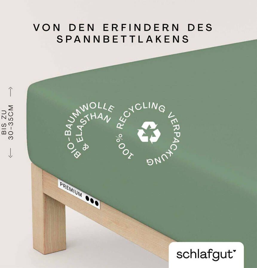 Schlafgut Hoeslaken Premium duurzame zero waste-verpakking (1 stuk) - Foto 7