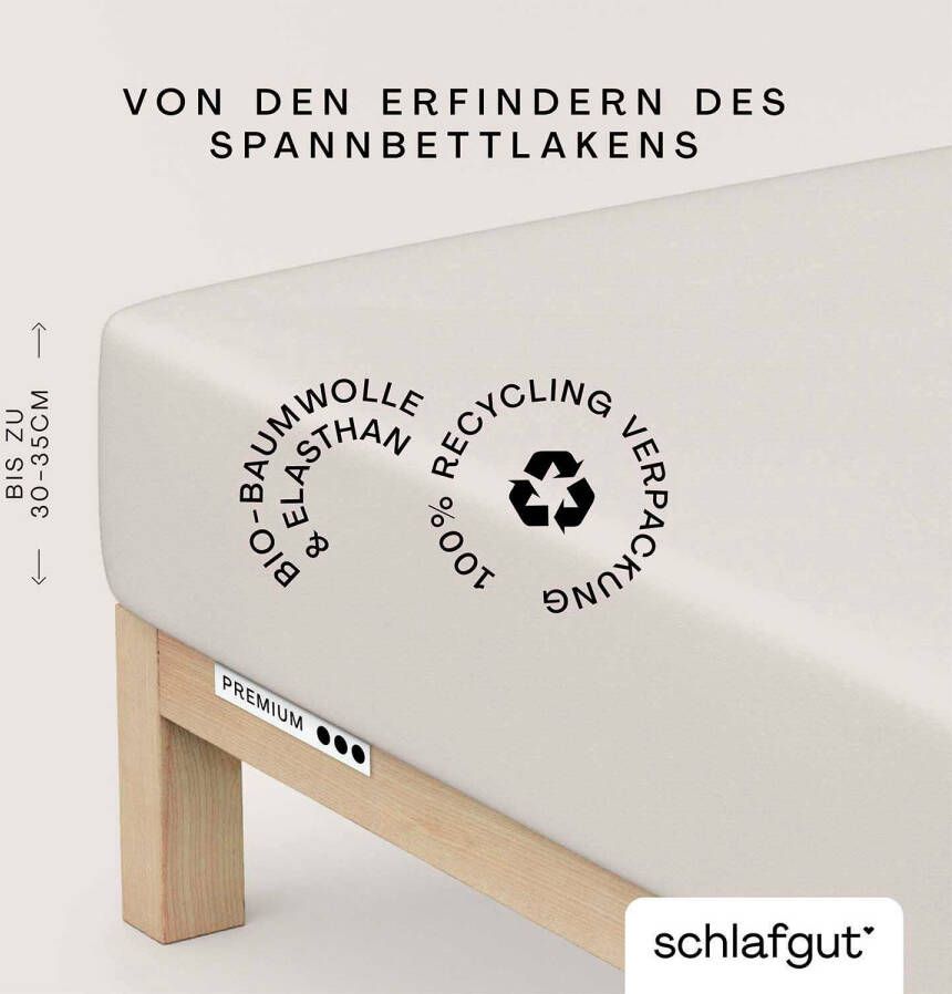 Schlafgut Hoeslaken Premium duurzame zero waste-verpakking (1 stuk) - Foto 9