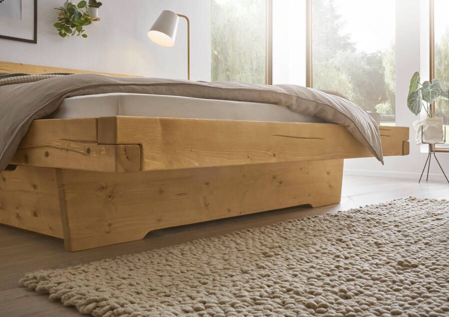 Schlafkontor Massief houten ledikant Rusa Vuren in 180 x 200 cm optioneel verkrijgbaar met bedlades - Foto 2