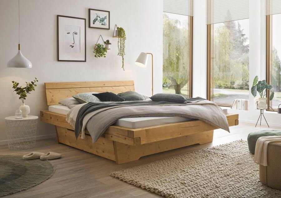 Schlafkontor Massief houten ledikant Rusa Vuren in 180 x 200 cm optioneel verkrijgbaar met bedlades - Foto 3