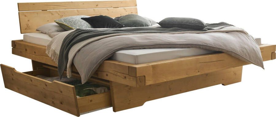 Schlafkontor Massief houten ledikant Rusa Vuren in 180 x 200 cm optioneel verkrijgbaar met bedlades - Foto 10
