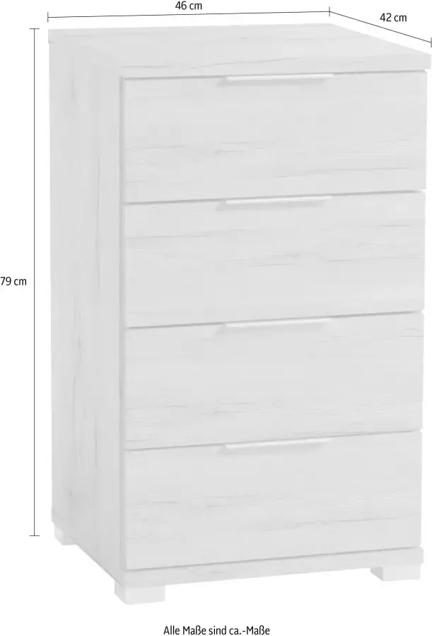 Schlafkontor Nachtkastje met 4 laden - Foto 3