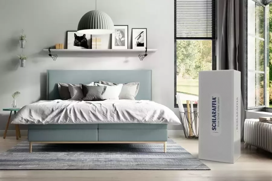 Schlaraffia Koudschuimmatras Sky 200 Matras in 90x200 cm en andere afm. ventilerende matras hoogte 20 cm