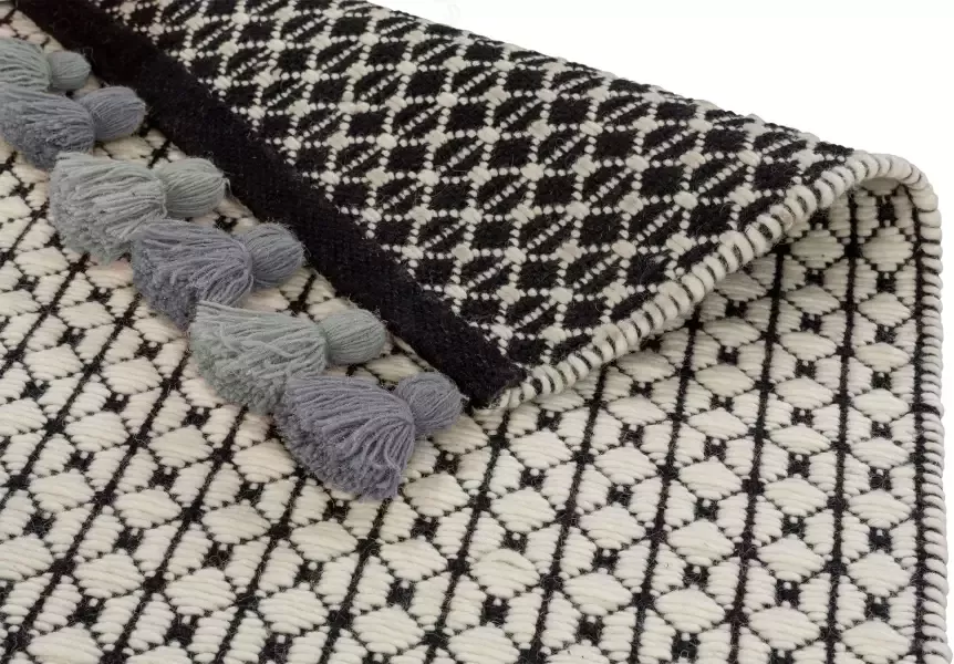 SCHÖNER WOHNEN-KOLLEKTION Vloerkleed Insula natuurlijke wol katoen woonkamer slaapkamer warm omgevingsklimaat - Foto 2