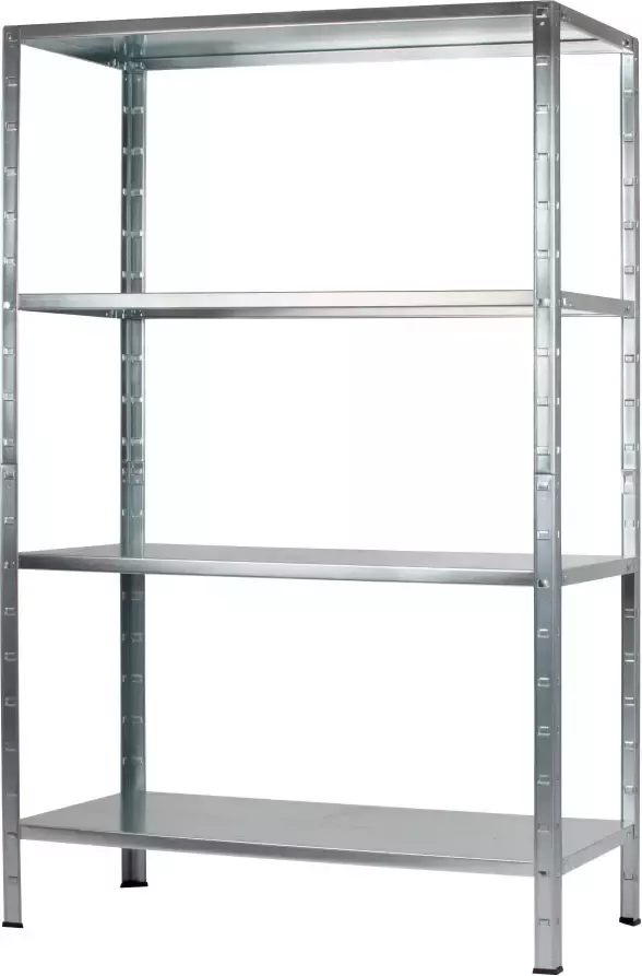 SCHULTE Regalwelt Stellingkast Montagesysteem basiskast Metaal verzinkt 1800x750x350 mm 4 planken