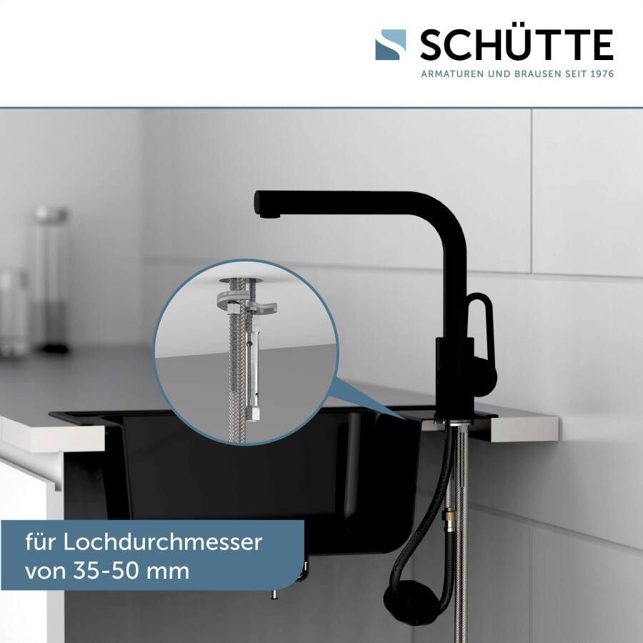 Schütte Keukenkraan Design met sproeikop uittrekbaar draaibaar hoge druk - Foto 4