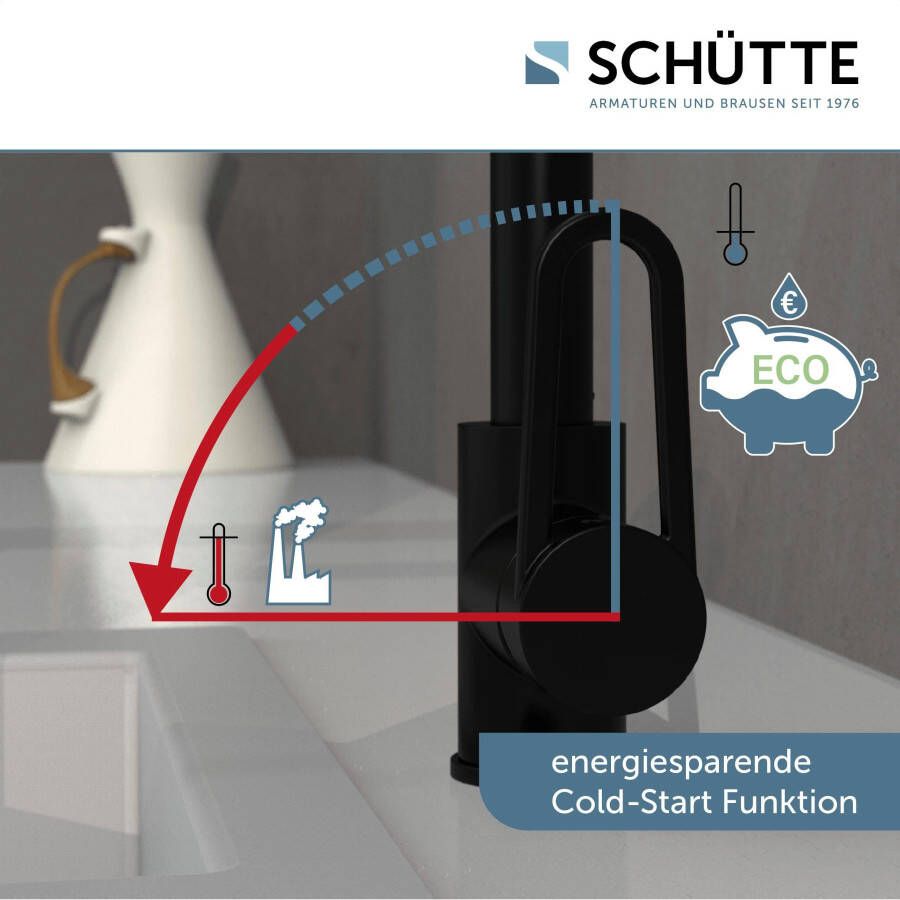 Schütte Keukenkraan Design met sproeikop uittrekbaar draaibaar hoge druk - Foto 5