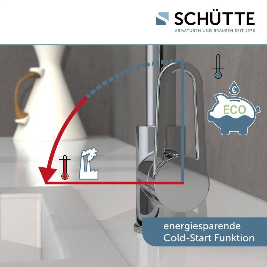 Schütte Keukenkraan Design met sproeikop uittrekbaar draaibaar hoge druk - Foto 4