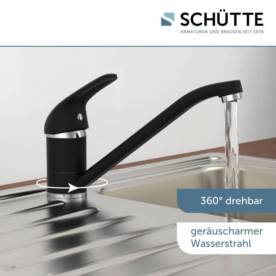 Schütte Keukenkraan Donau Lagedrukkraan keuken 360° zwenkbare mengkraan keuken - Foto 1