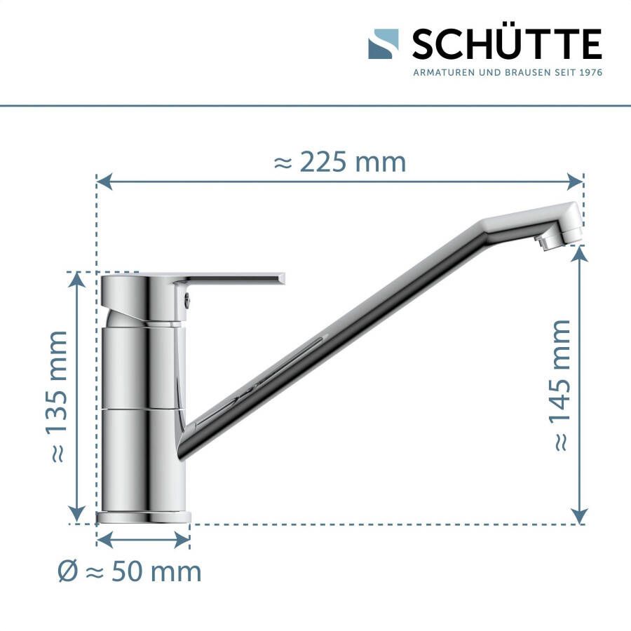 Schütte Keukenkraan Main Kraan met waterbesparende functie 360° draaibaar chroom hoge druk - Foto 6