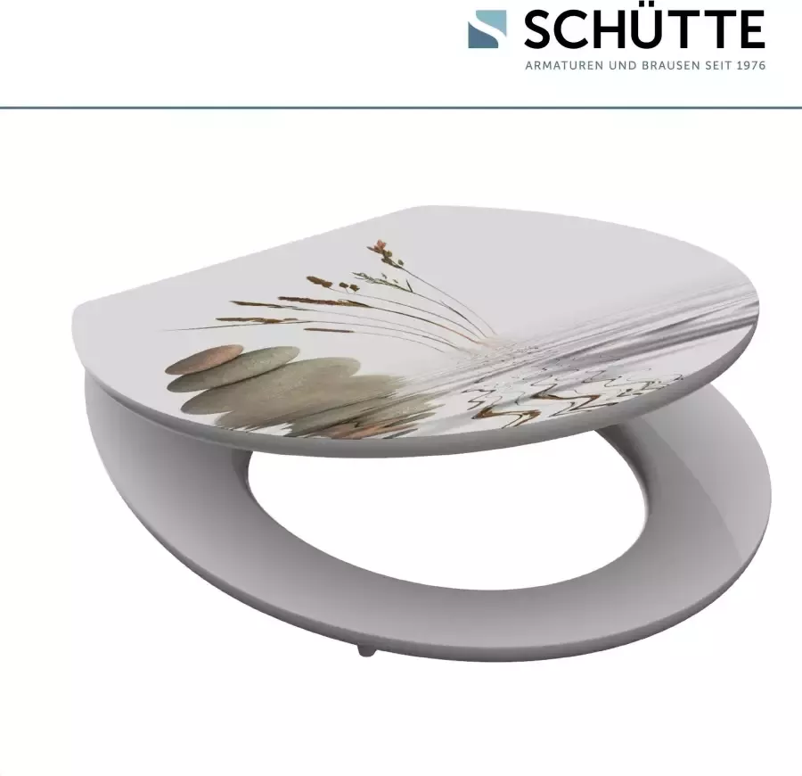 Schütte Toiletzitting Balance High gloss met houten mdf-kern met softclosemechanisme - Foto 4