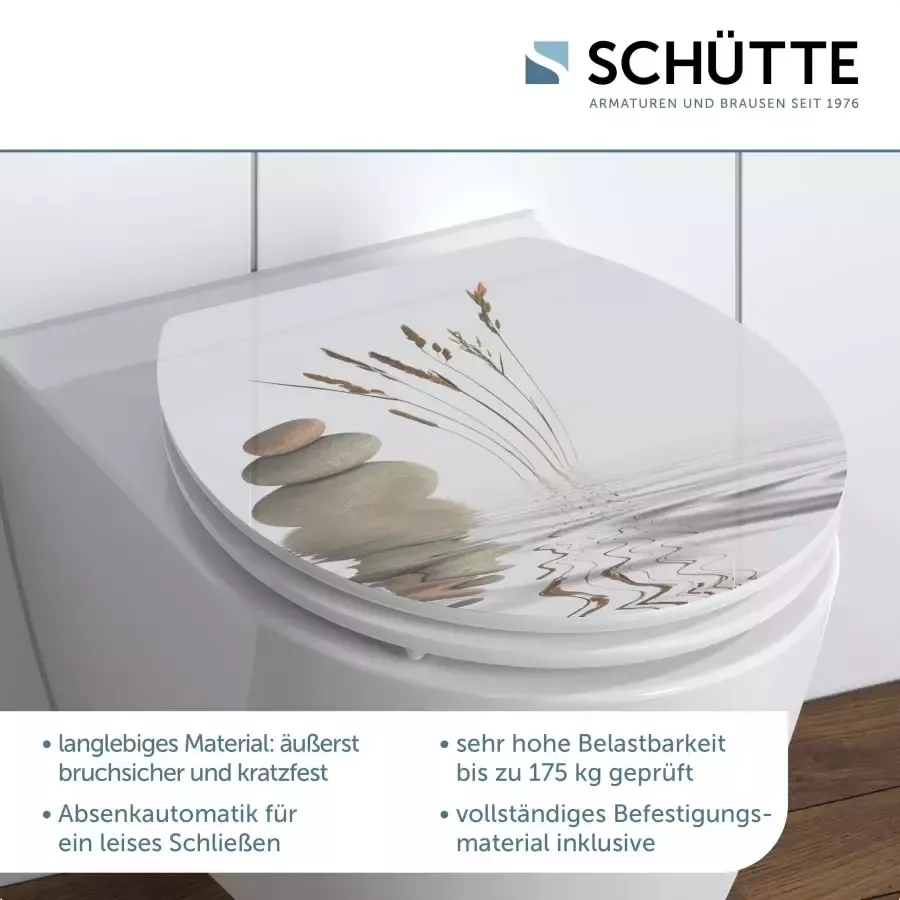 Schütte Toiletzitting Balance High gloss met houten mdf-kern met softclosemechanisme - Foto 3