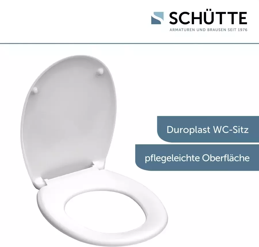 Schütte Toiletzitting Duroplast maximale belasting van de toiletbril 175 kg - Foto 3