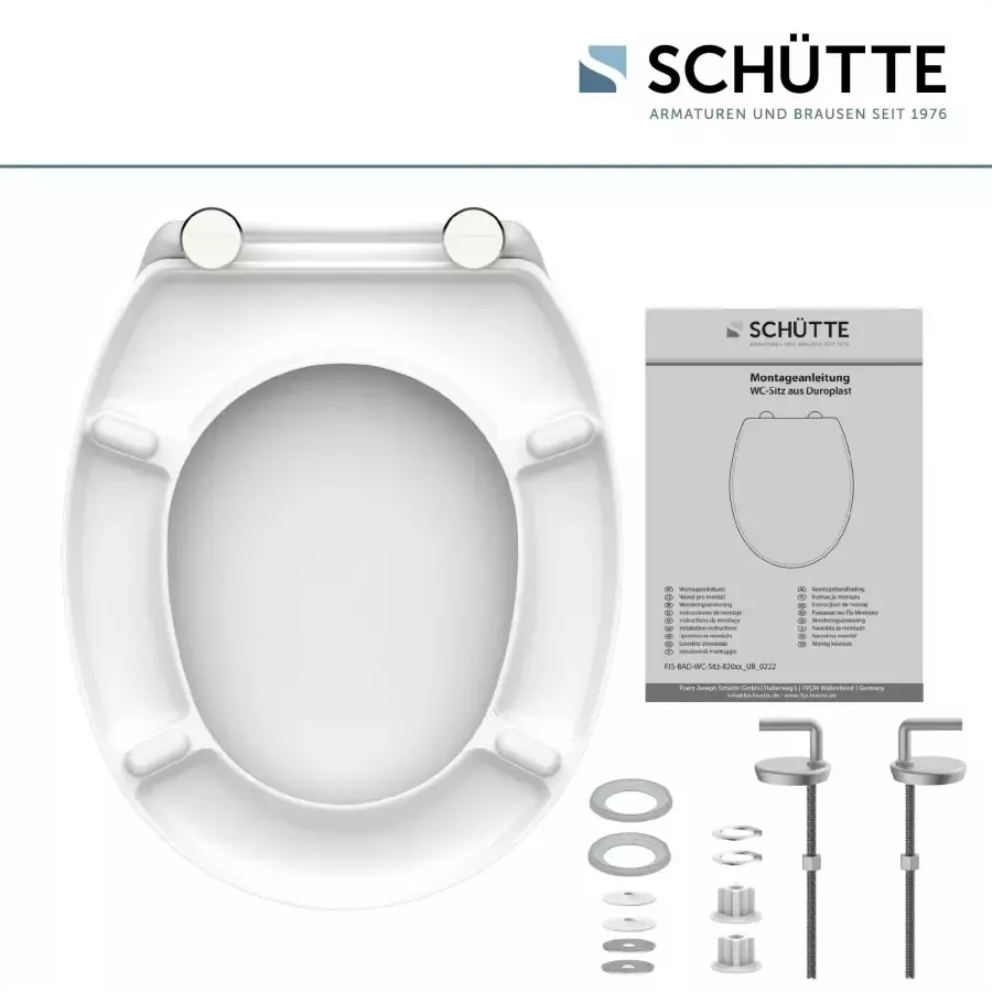 Schütte Toiletzitting Duroplast maximale belasting van de toiletbril 175 kg - Foto 2
