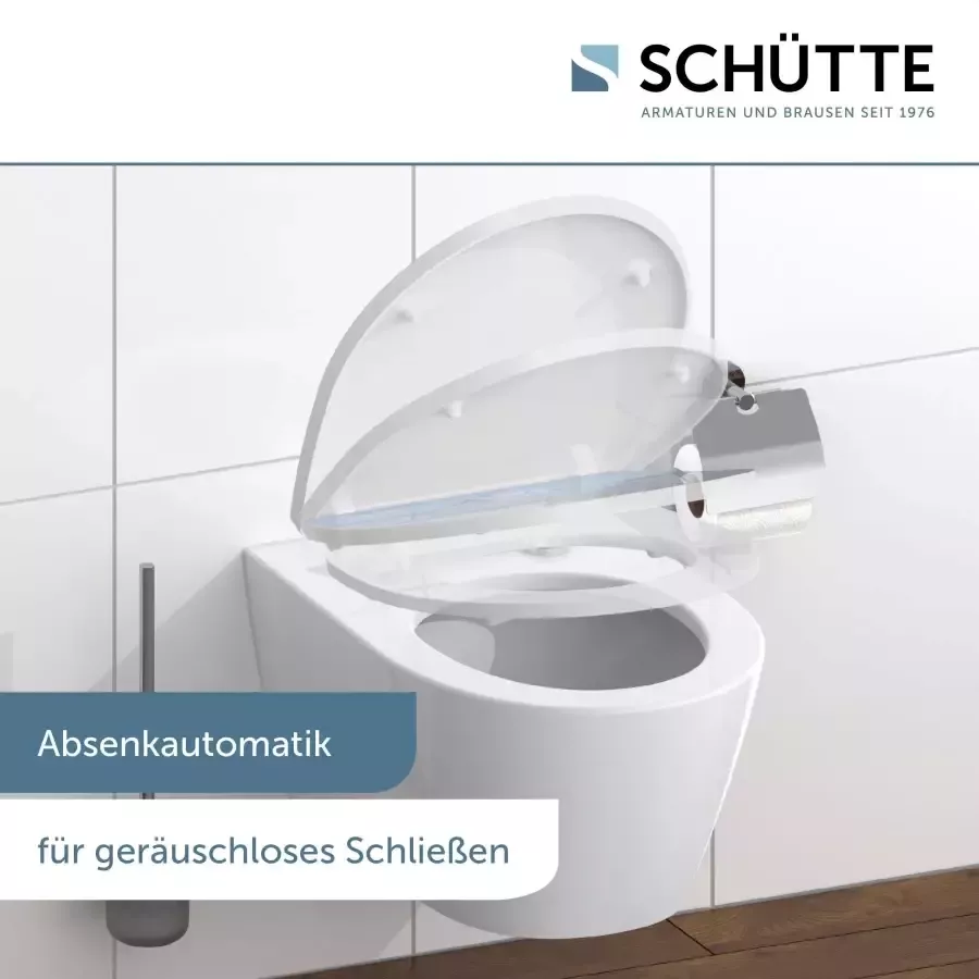 Schütte Toiletzitting Iceberg Duroplast met softclosemechanisme en snelsluiting High gloss - Foto 4