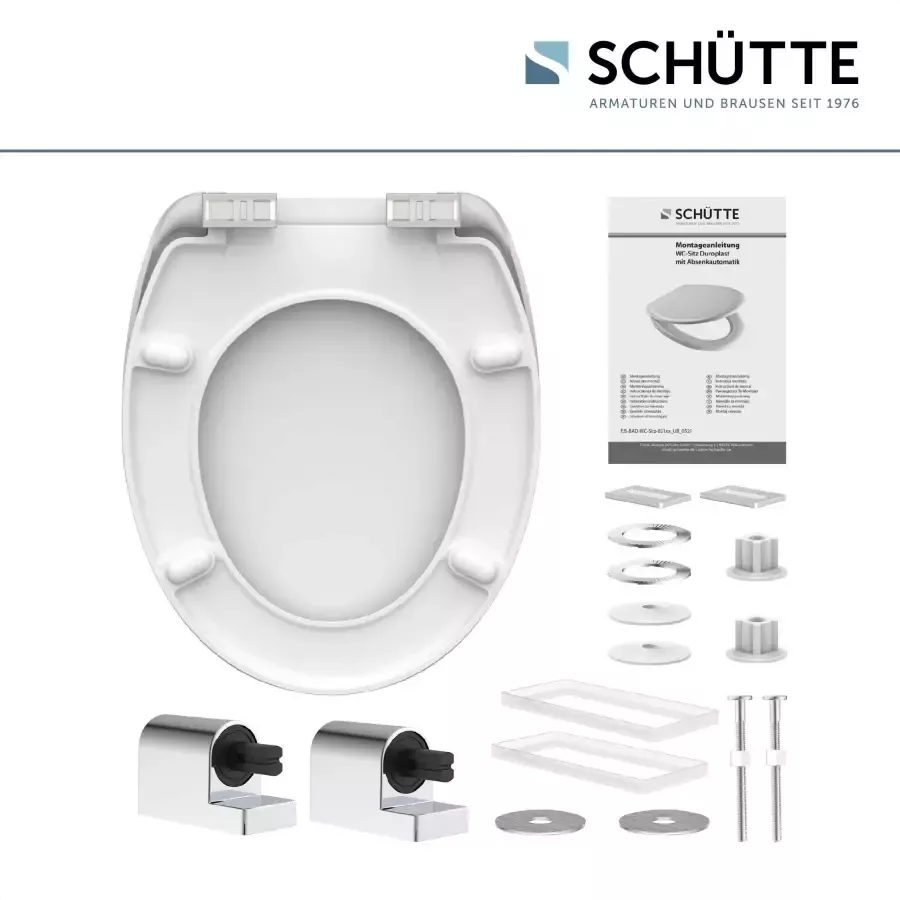 Schütte Toiletzitting Industrial grey Duroplast met soft-closemechanisme - Foto 3