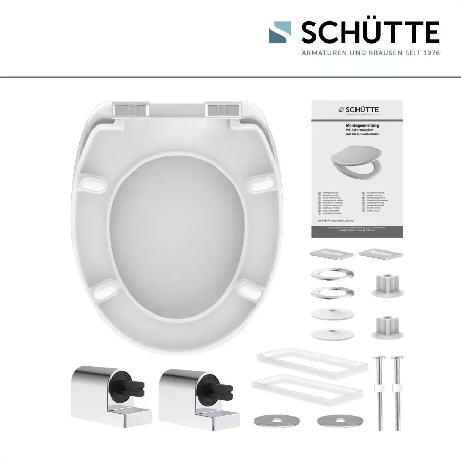 Schütte Toiletzitting Neon Paint Duroplast soft-closemechanisme - Foto 4