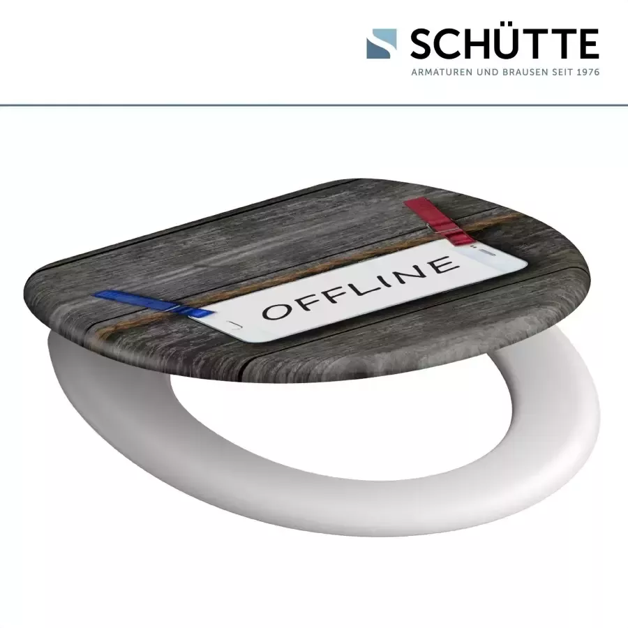 Schütte Toiletzitting Offline Duroplast met soft-closemechanisme