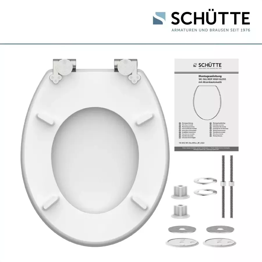 Schütte Toiletzitting Poolside High Gloss met houten mdf-kern - Foto 2