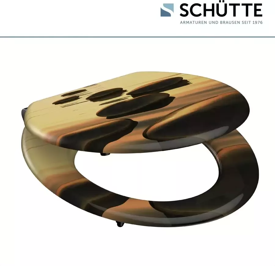 Schütte Toiletzitting Sea stone met softclosemechanisme en houten mdf-kern - Foto 6