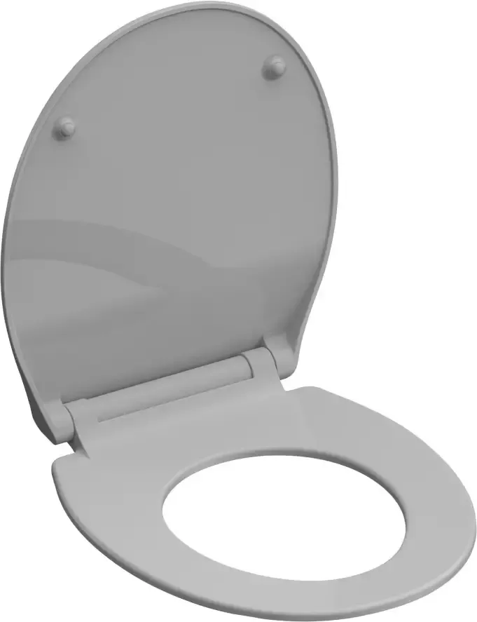 Schütte Toiletzitting SLIM Duroplast softclosemechanisme snelsluiting bijzonder plat model - Foto 4