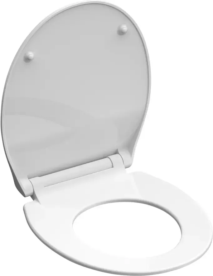 Schütte Toiletzitting SLIM Duroplast softclosemechanisme snelsluiting bijzonder plat model - Foto 3