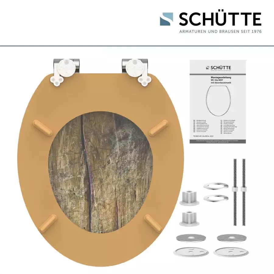 Schütte Toiletzitting Solid Wood met softclosemechanisme en houten kern mdf - Foto 3