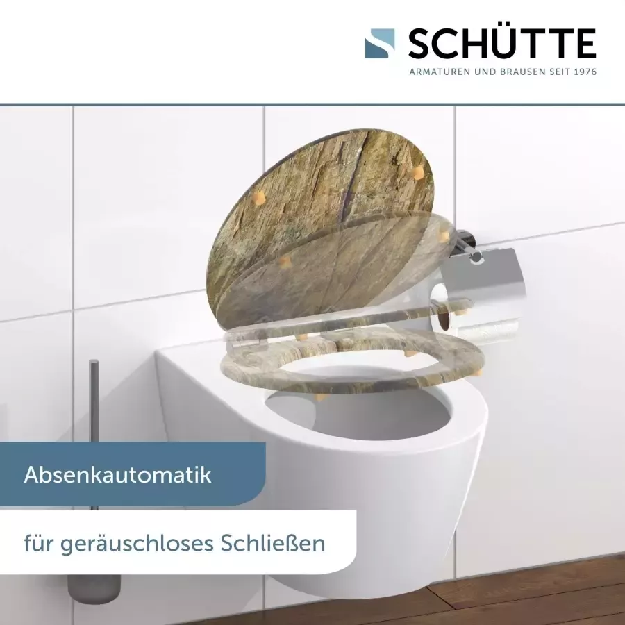 Schütte Toiletzitting Solid Wood met softclosemechanisme en houten kern mdf - Foto 5