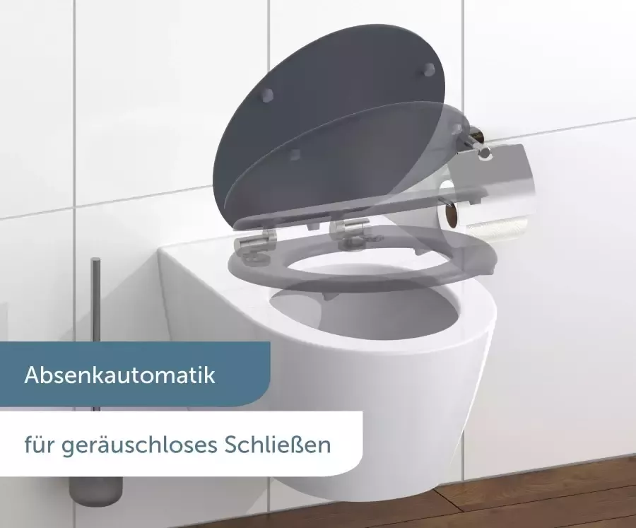 Schütte Toiletzitting Spirit met softclosemechanisme en mdf-kern - Foto 3