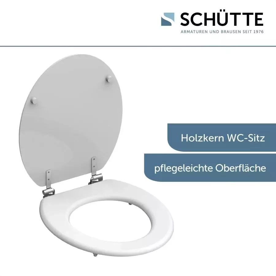 Schütte Toiletzitting met houten kern maximale belasting van de toiletbril 150 kg - Foto 3